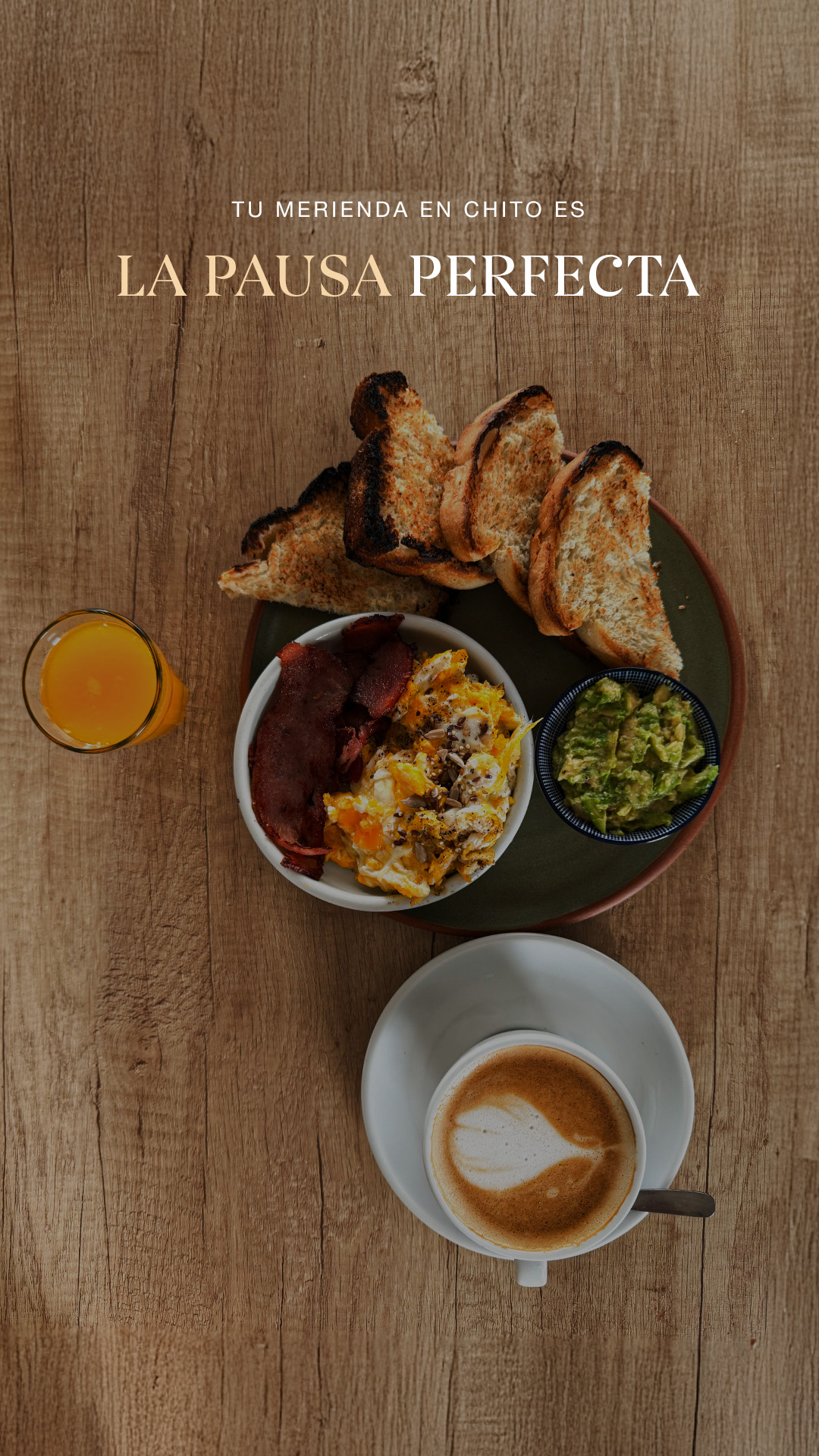 Café y desayuno en Chito Cocina Fusión, Villa Mercedes